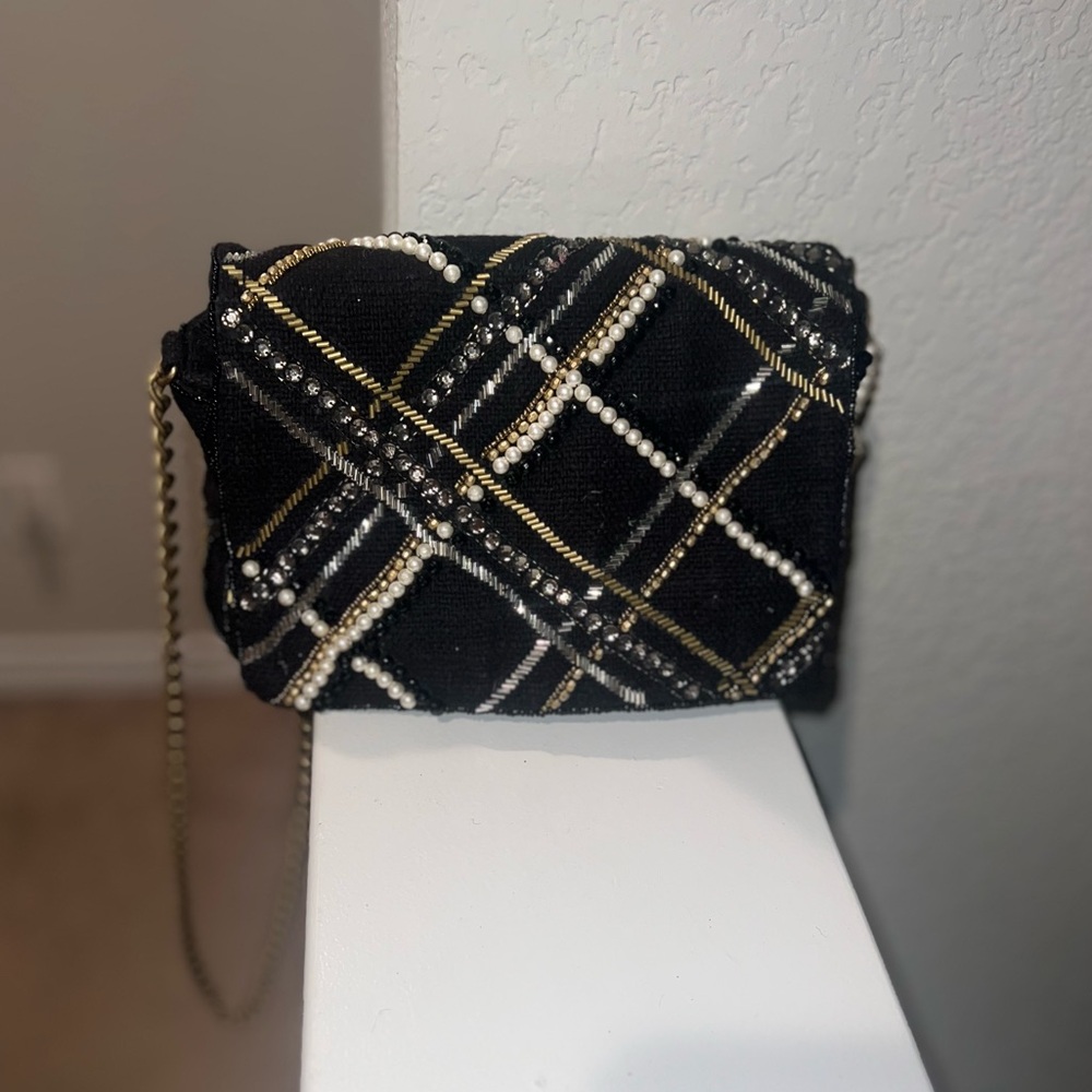 Lightly used Zara knit chained crossbody
